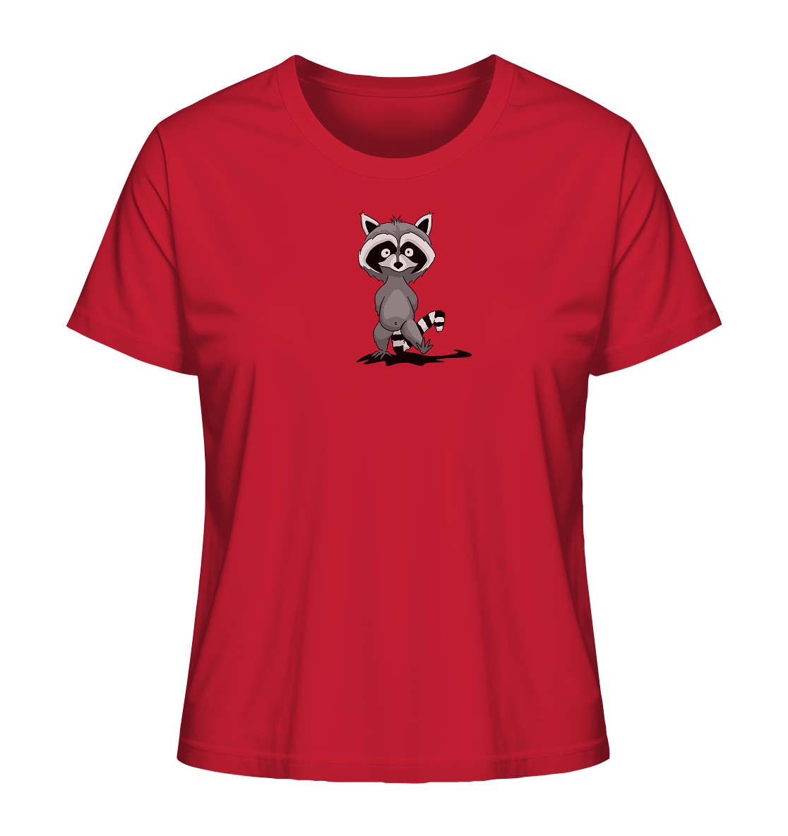 Frecher kleiner Waschbär - Ladies Organic Shirt