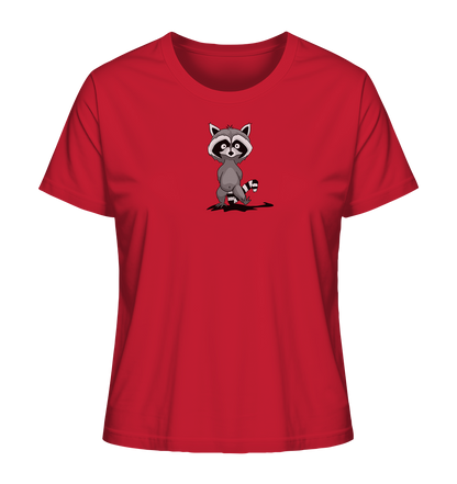 Frecher kleiner Waschbär - Ladies Organic Shirt