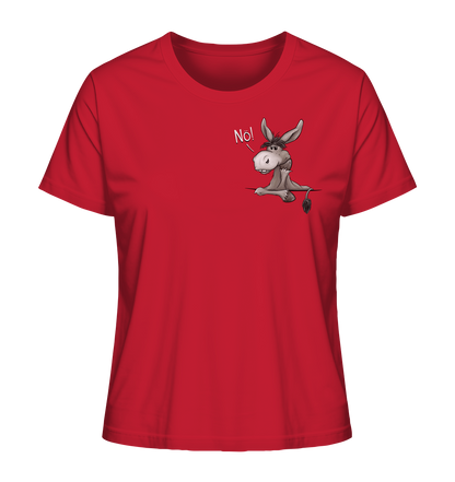 Nö! Störrischer Esel - Ladies Organic Shirt