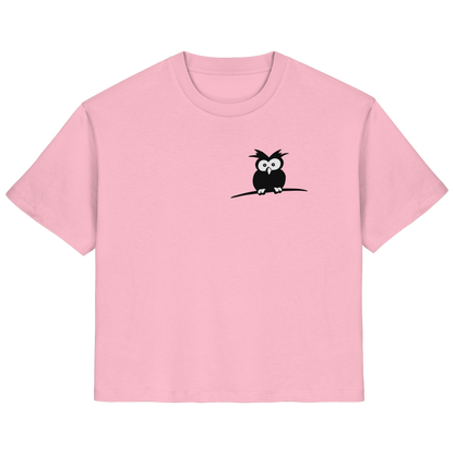Kleine struppige Eule - Ladies Organic Shirt