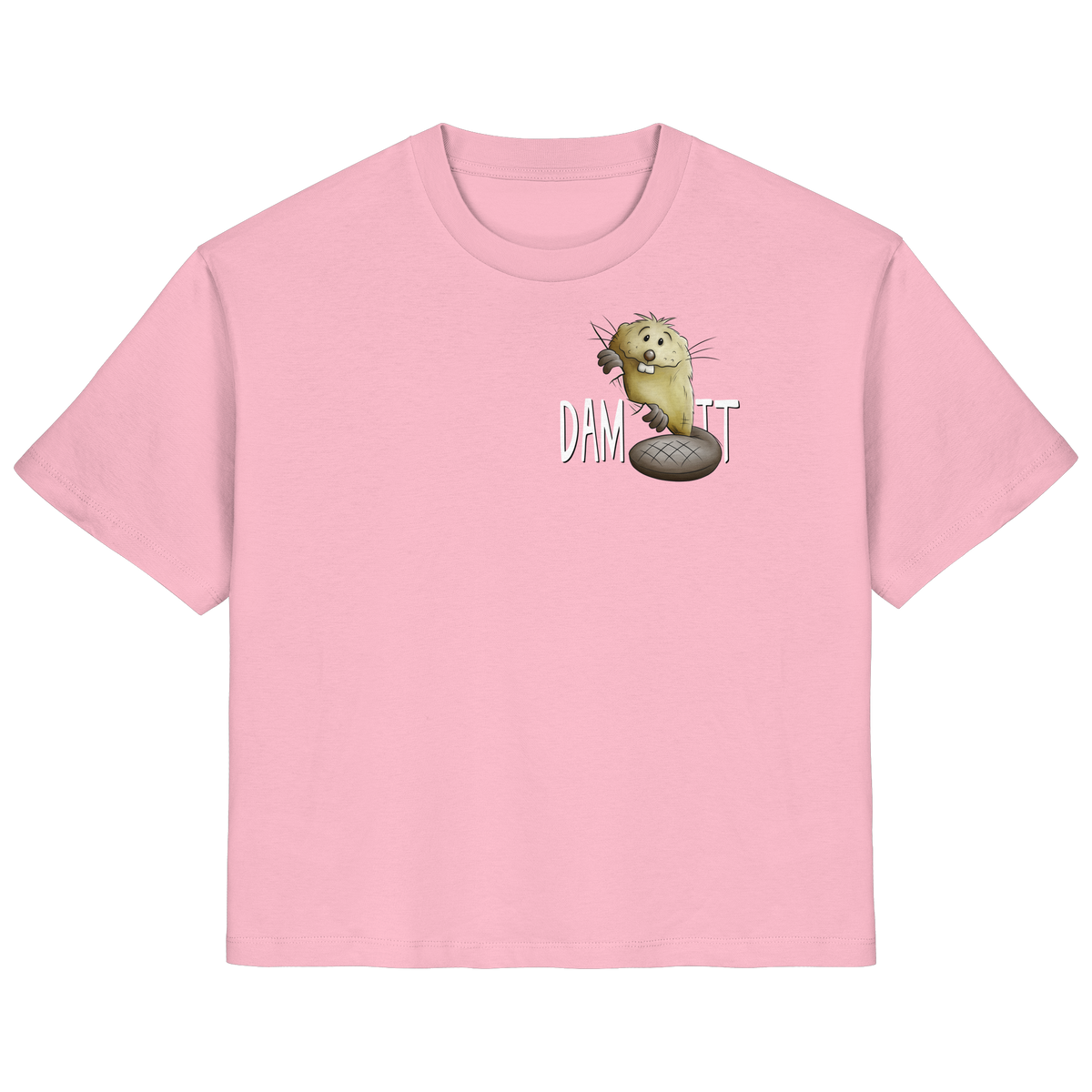 Dam It Verdammt Lustiger Biber - Ladies Organic Shirt