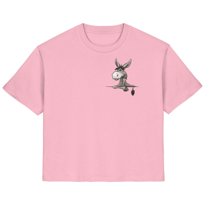 Lustiger lässiger Esel - Ladies Organic Shirt