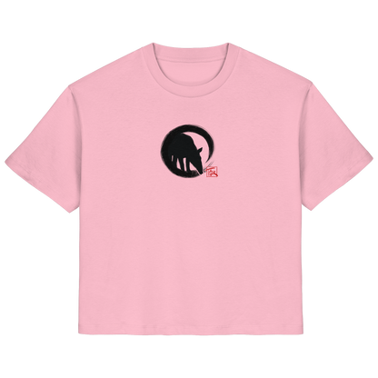 Zen Tapir im japanischen Enso Kreis - Ladies Organic Shirt