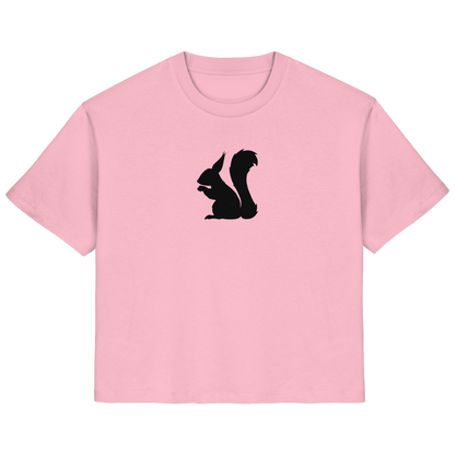 Eichhörnchen Silhouette - Ladies Organic Shirt