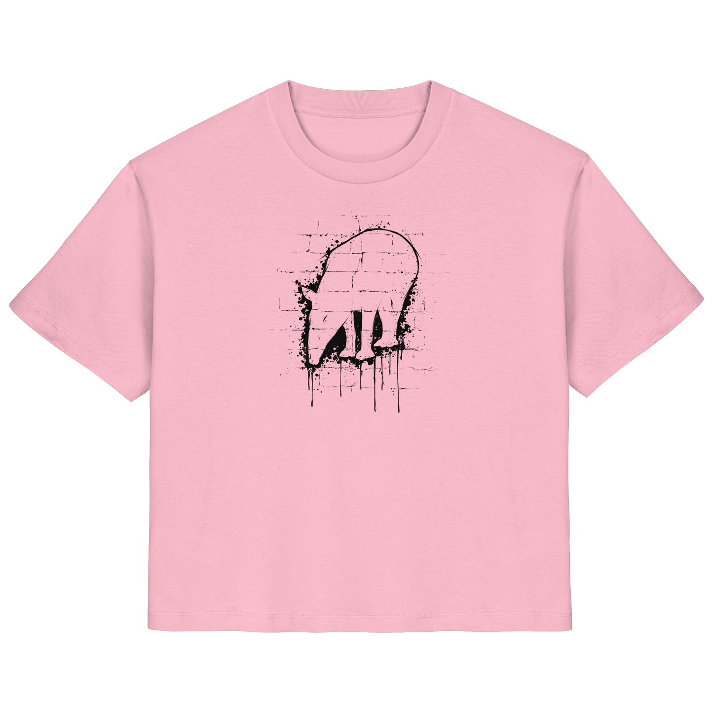 Urban Street Art Tapir Silhouette - Ladies Organic Shirt