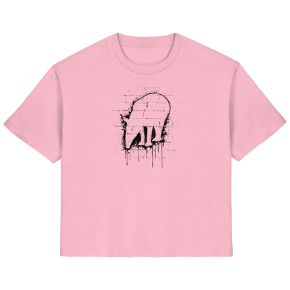 Urban Street Art Tapir Silhouette - Ladies Organic Shirt