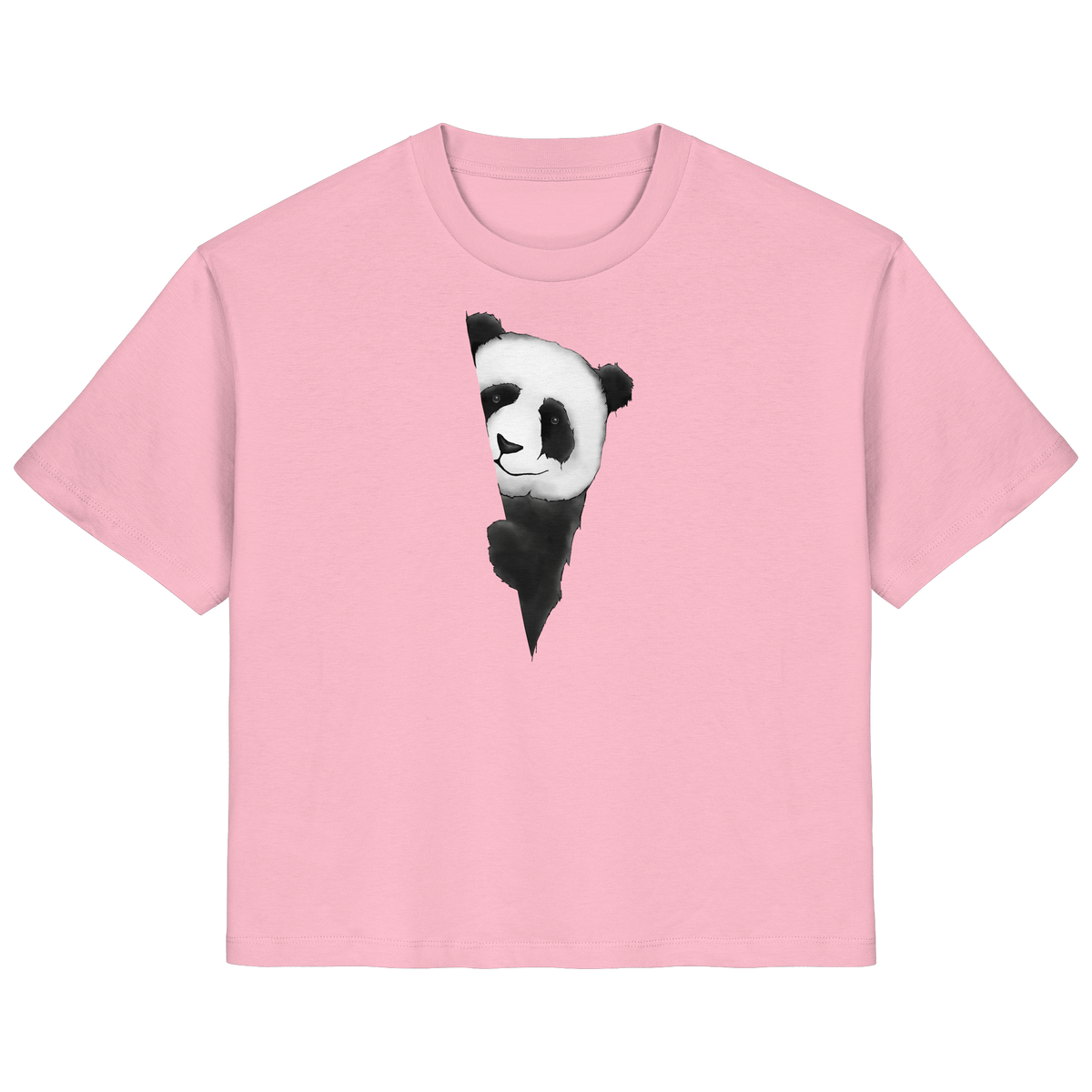 Panda Bär Illustration - Ladies Organic Shirt
