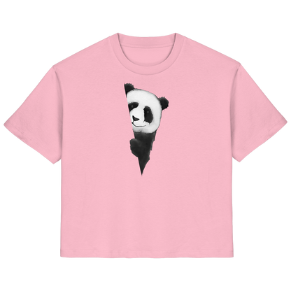 Panda Bär Illustration - Ladies Organic Shirt