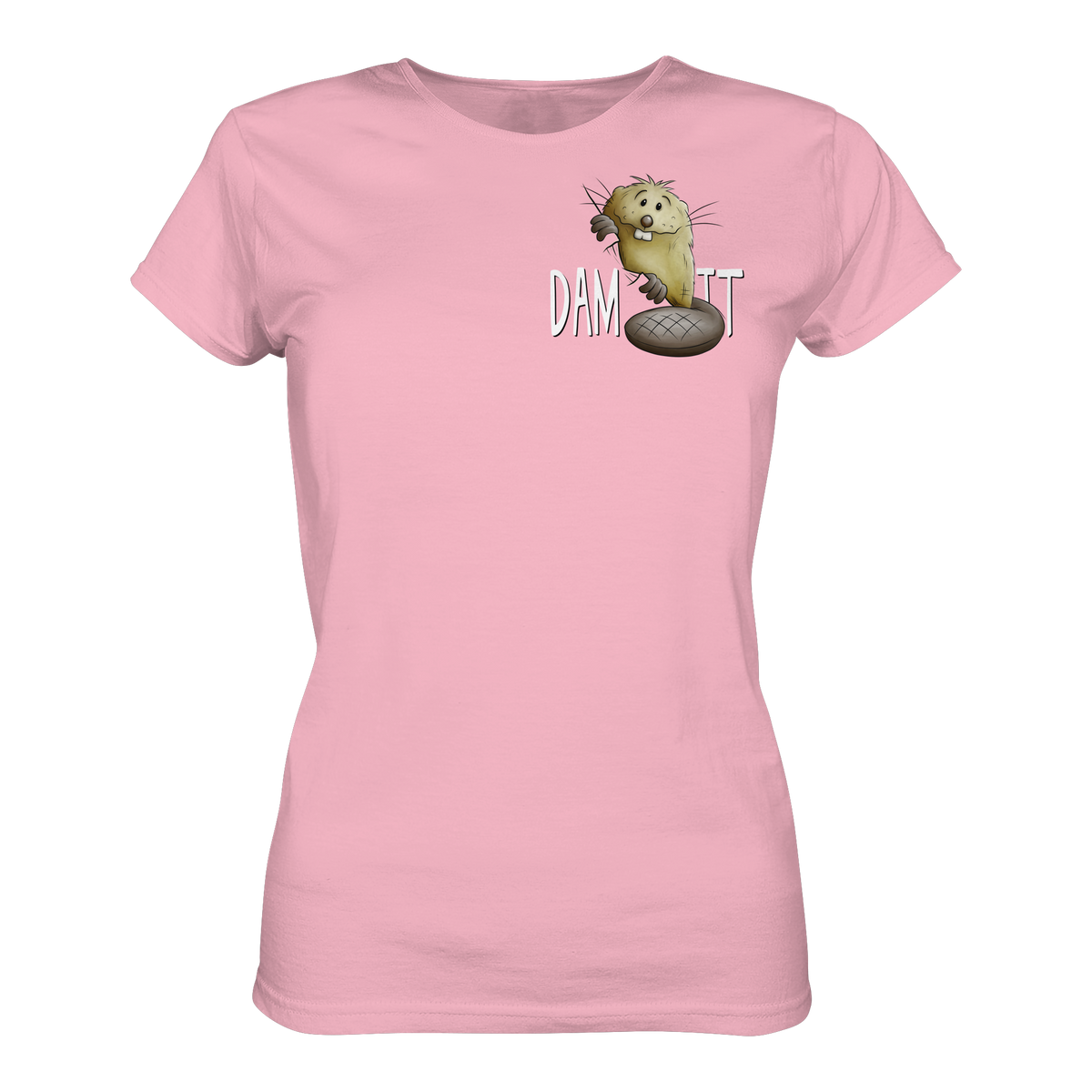Dam It Verdammt Lustiger Biber - Ladies Organic Shirt