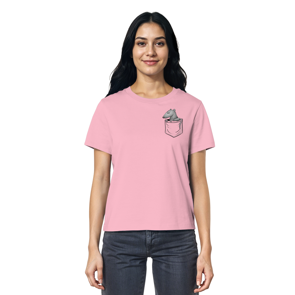 Kleine Ratte in der Tasche - Ladies Organic Shirt