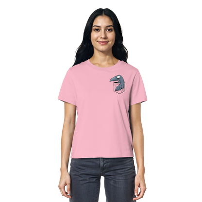 Grufti Rabe Krähe in der Tasche - Ladies Organic Shirt