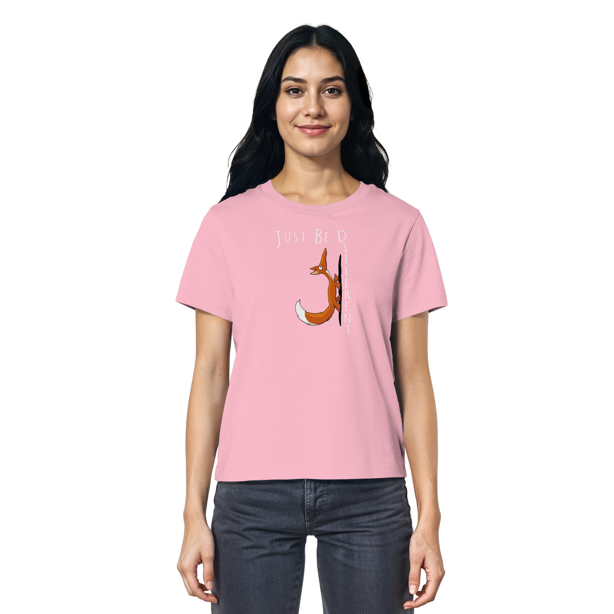 Just Be Different | Sei Anders, kleiner Fuchs - Ladies Organic Shirt