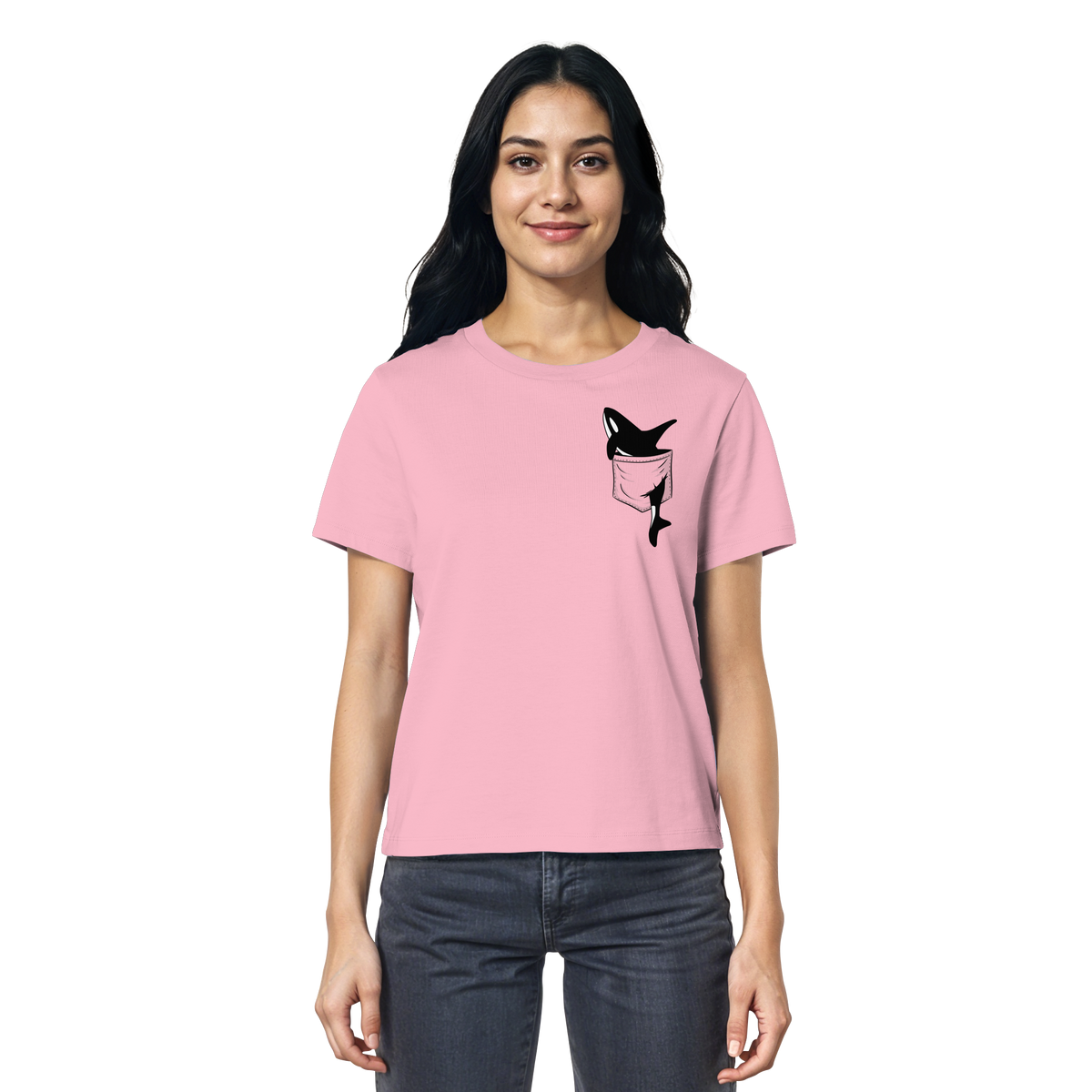 Orca In Deiner Tasche - Ladies Organic Shirt
