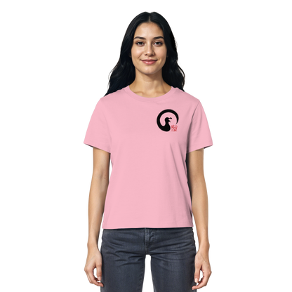 Moin kreischende japanische Enso Möwe - Ladies Organic Shirt