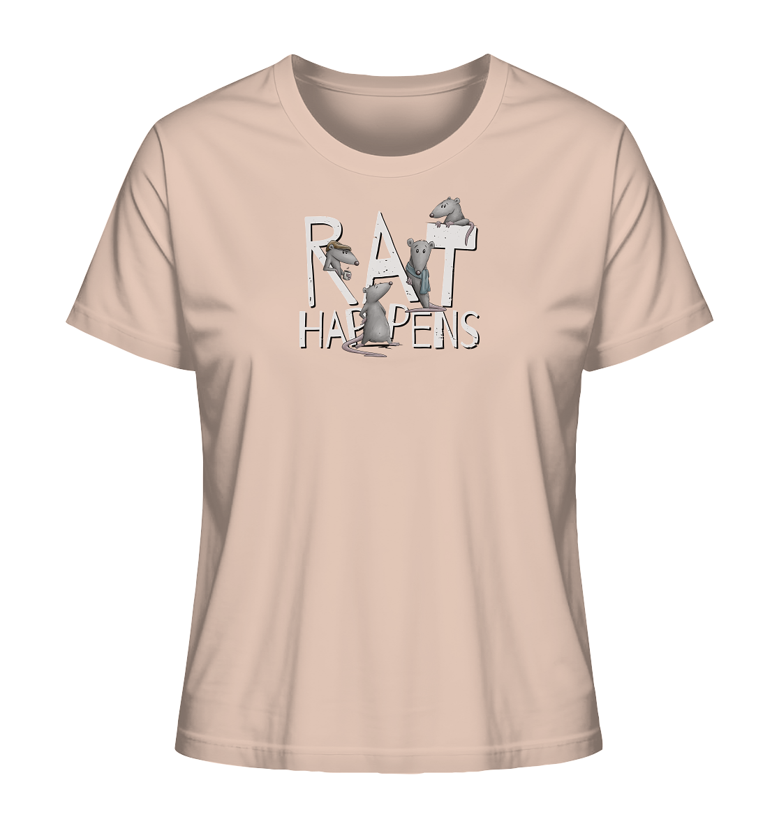 Rat Happens Ratten - Ladies Organic Shirt