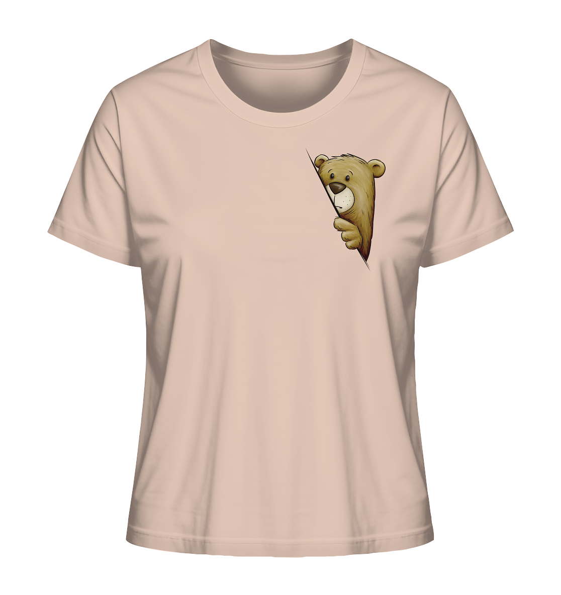 Funky Bär Illustration - Ladies Organic Shirt