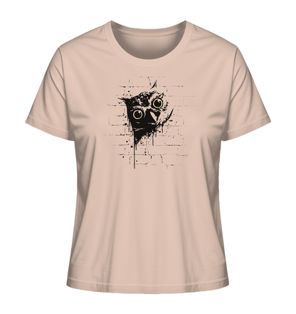Lässige Street Art Eule - Ladies Organic Shirt
