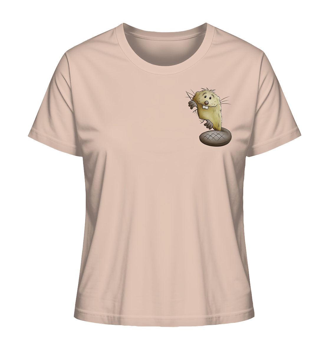 Lustiger frecher Biber - Ladies Organic Shirt