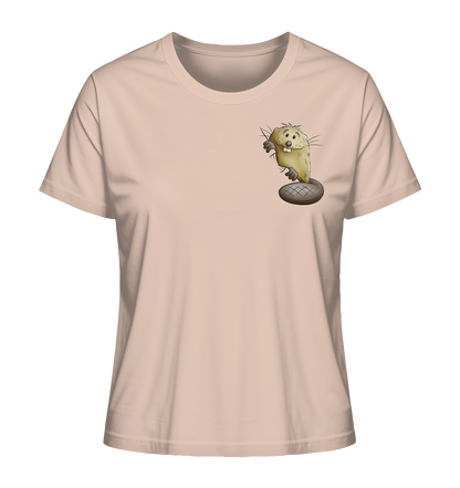 Lustiger frecher Biber - Ladies Organic Shirt