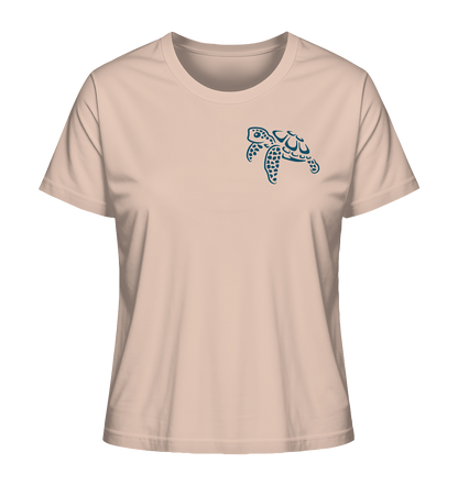 Lässig lustige Wasserschildkröte - Ladies Organic Shirt