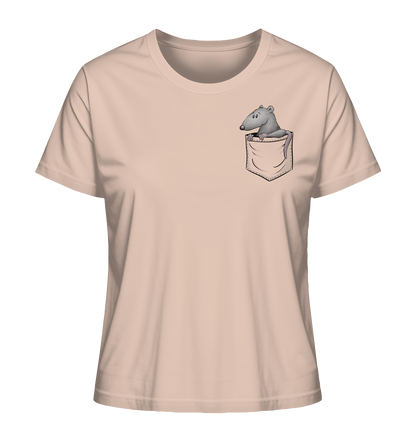 Kleine Ratte in der Tasche - Ladies Organic Shirt