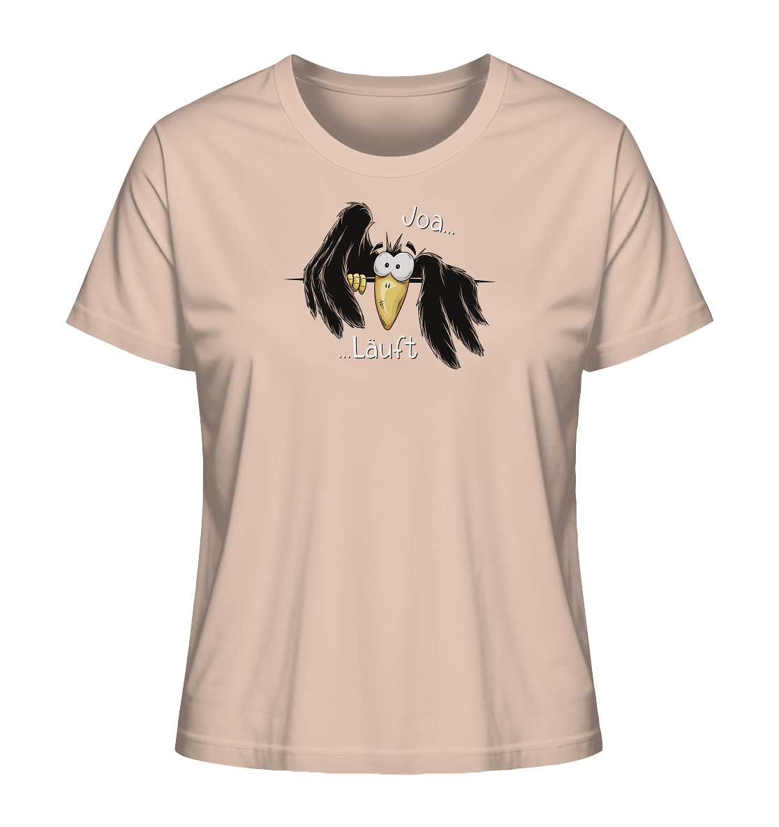 Joa Läuft Krähe gechillter Rabe - Ladies Organic Shirt