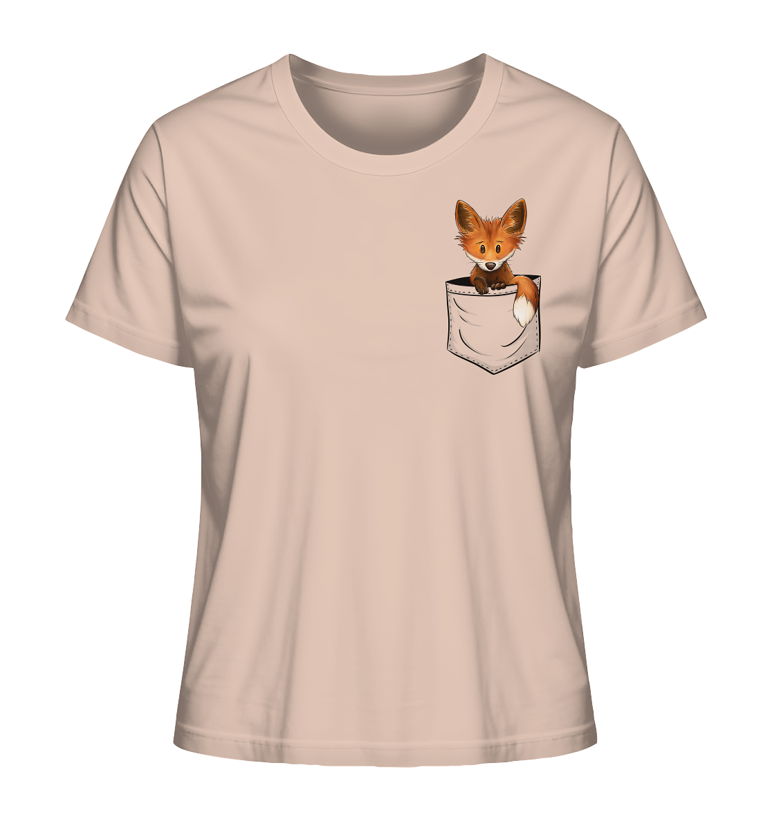 Funky Fuchs in der Tasche - Ladies Organic Shirt