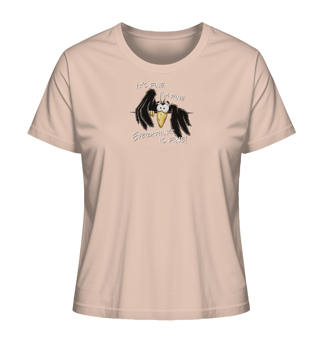 I’m Fine Rabe | Alles Gut Krähe - Ladies Organic Shirt
