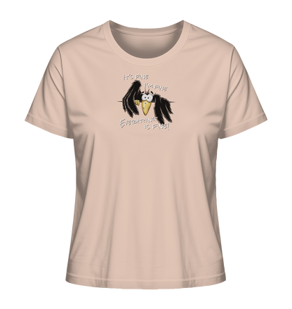 I’m Fine Rabe | Alles Gut Krähe - Ladies Organic Shirt