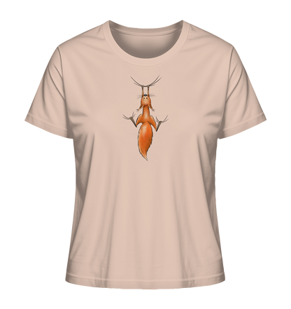 Rotes Eichhörnchen hängt ab - Ladies Organic Shirt