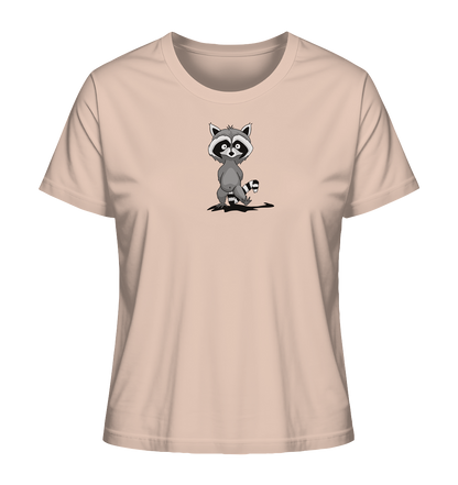 Frecher kleiner Waschbär - Ladies Organic Shirt