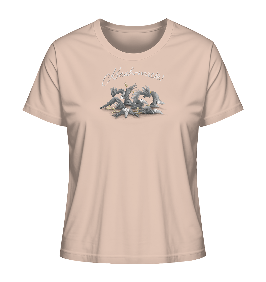 Kraah-masté! Yoga Raben Krähen - Ladies Organic Shirt
