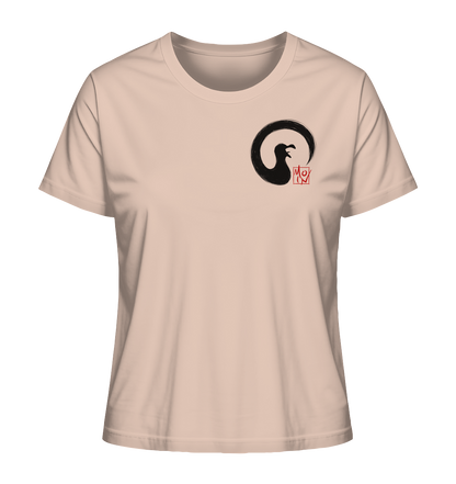Moin kreischende japanische Enso Möwe - Ladies Organic Shirt