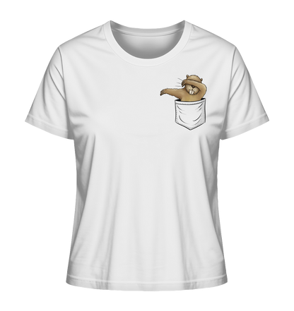 Dabbender Biber in Deiner Tasche - Ladies Organic Shirt