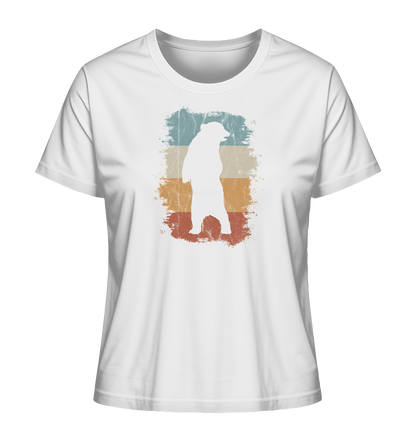 Retro Bären-Silhouette - Ladies Organic Shirt