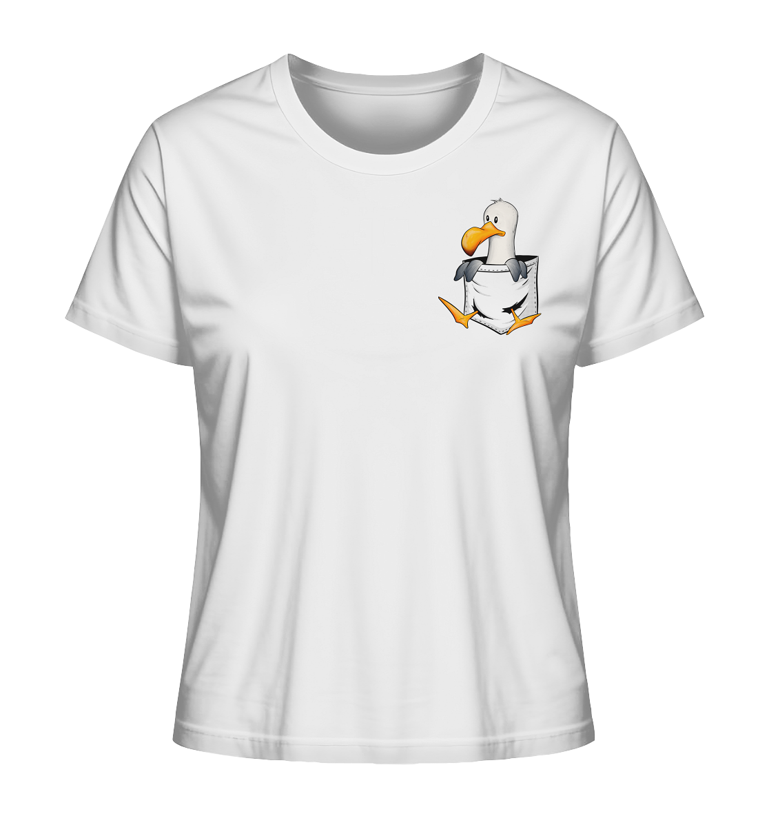 Kleine Möwe In Deiner Tasche - Ladies Organic Shirt