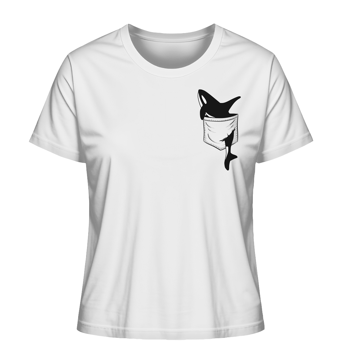 Orca In Deiner Tasche - Ladies Organic Shirt