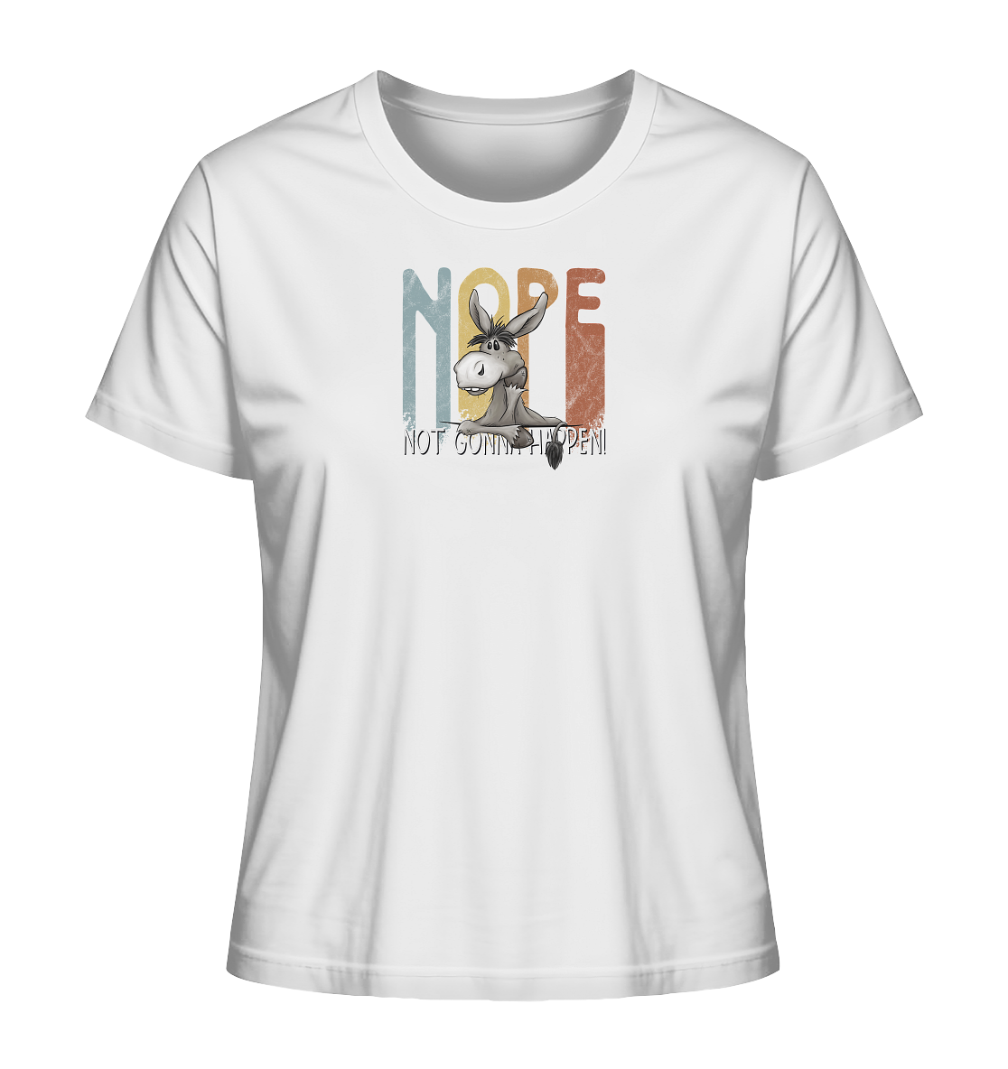 Nope | bockiger Esel - Ladies Organic Shirt