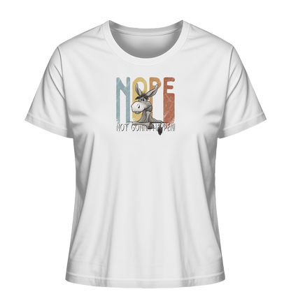Nope | bockiger Esel - Ladies Organic Shirt
