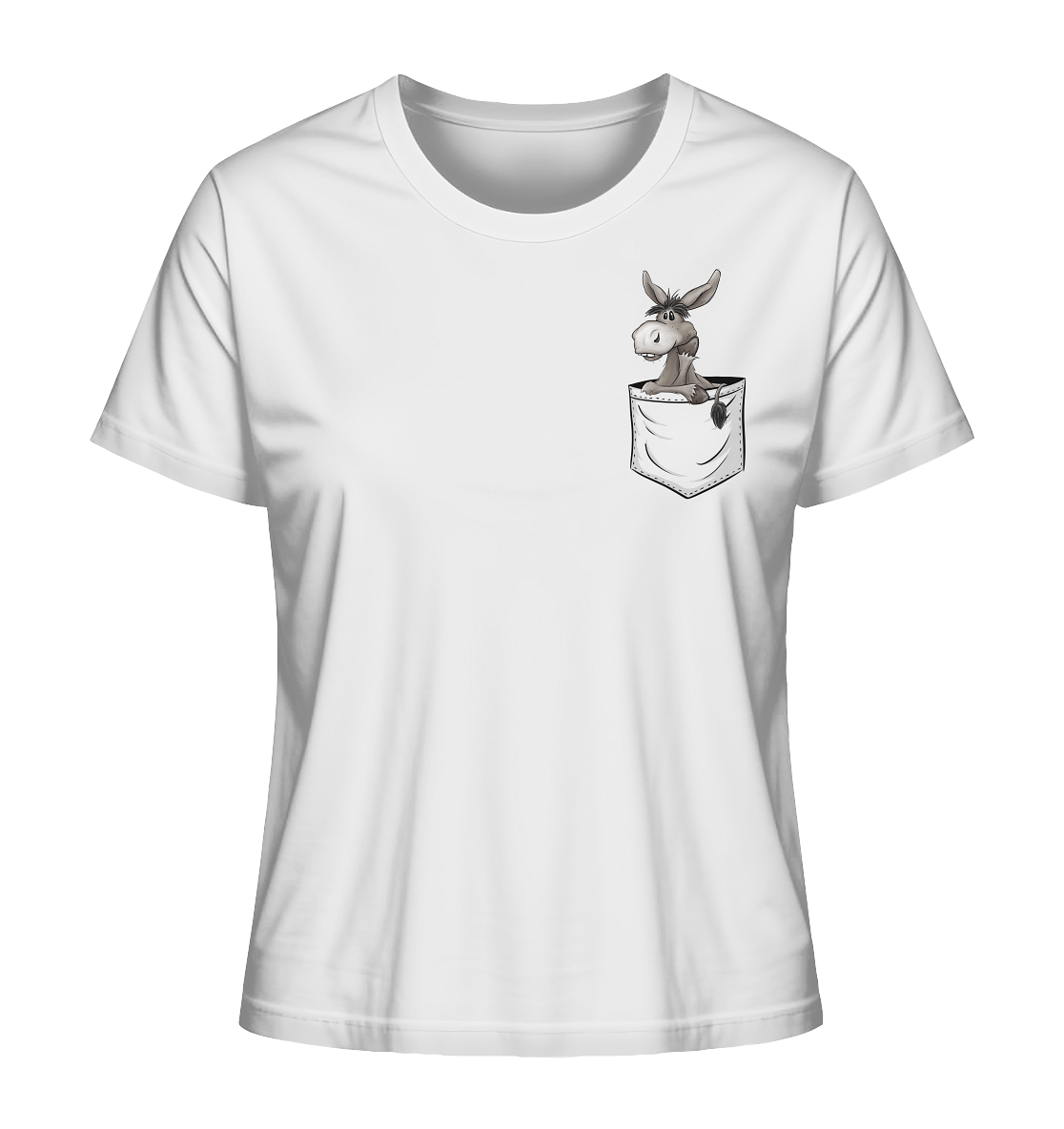 Bockiger Esel in Deiner Tasche - Ladies Organic Shirt
