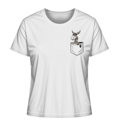 Bockiger Esel in Deiner Tasche - Ladies Organic Shirt