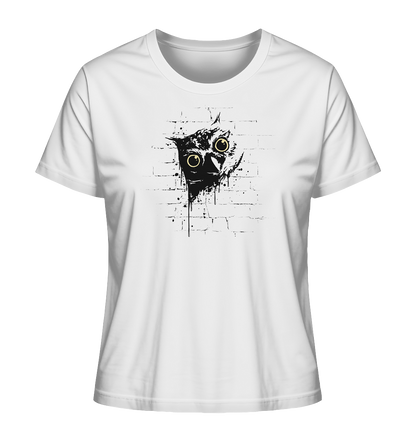 Lässige Street Art Eule - Ladies Organic Shirt