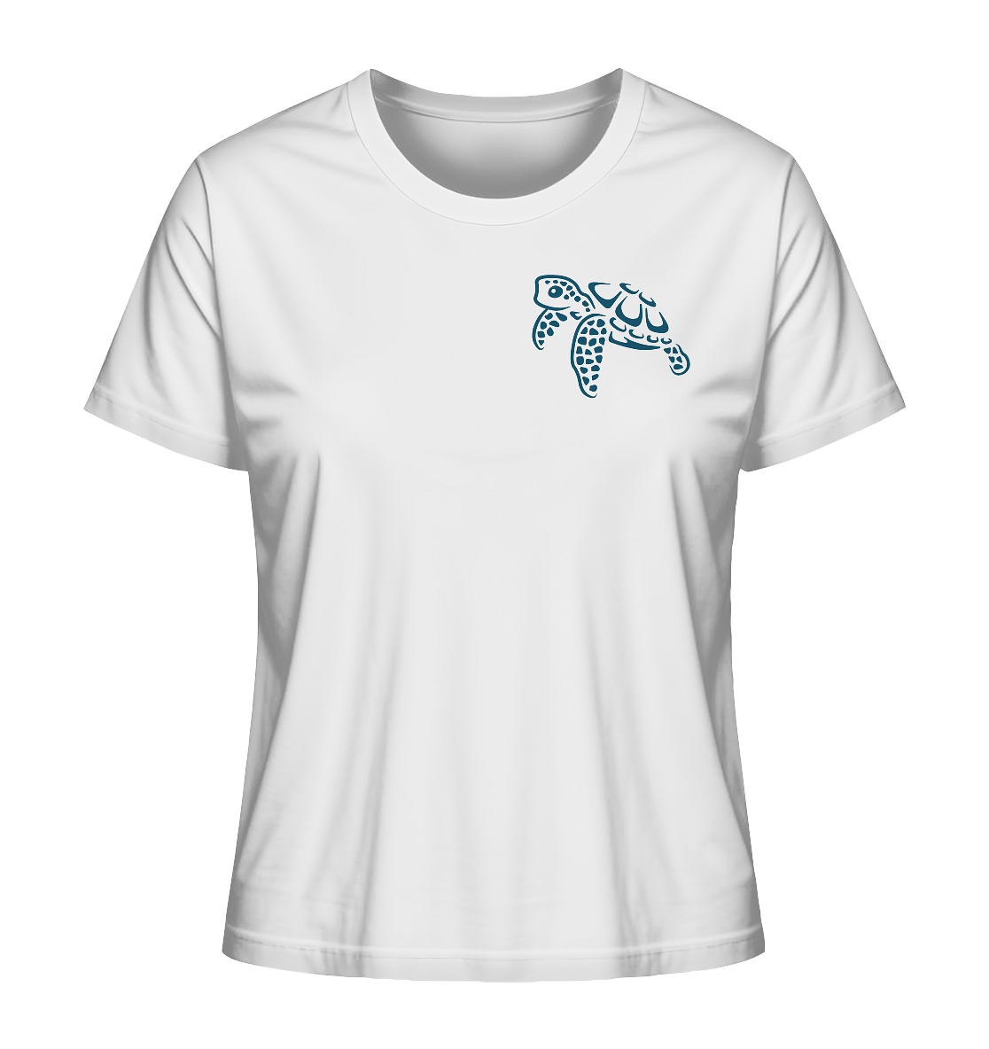 Lässig lustige Wasserschildkröte - Ladies Organic Shirt