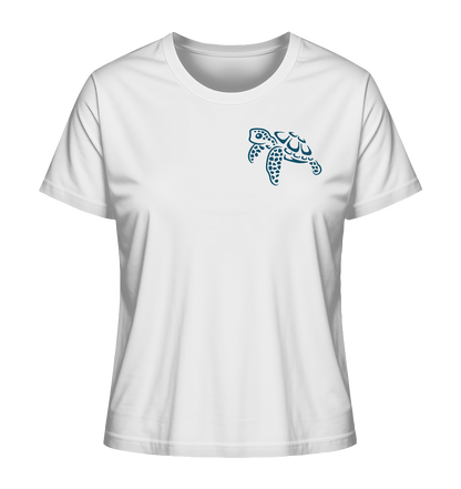 Lässig lustige Wasserschildkröte - Ladies Organic Shirt