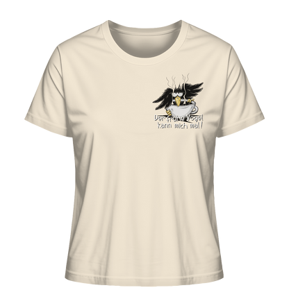 Der frühe Vogel kann mich mal | Kaffee Rabe - Ladies Organic Shirt