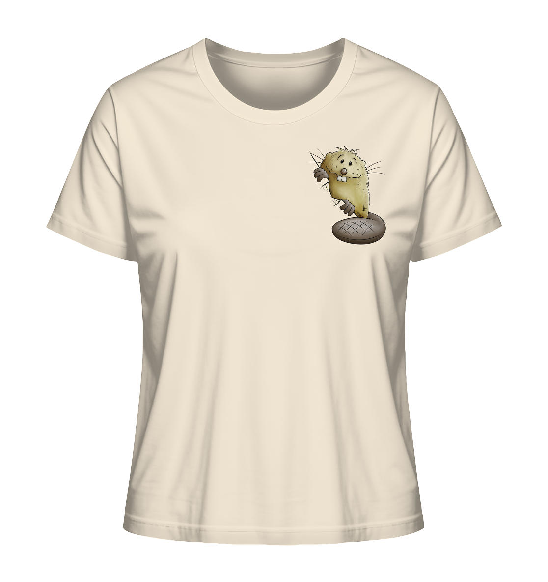 Lustiger frecher Biber - Ladies Organic Shirt
