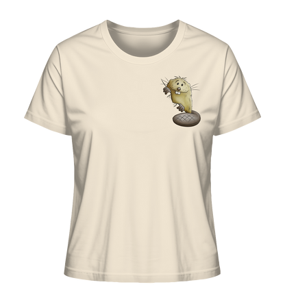 Lustiger frecher Biber - Ladies Organic Shirt