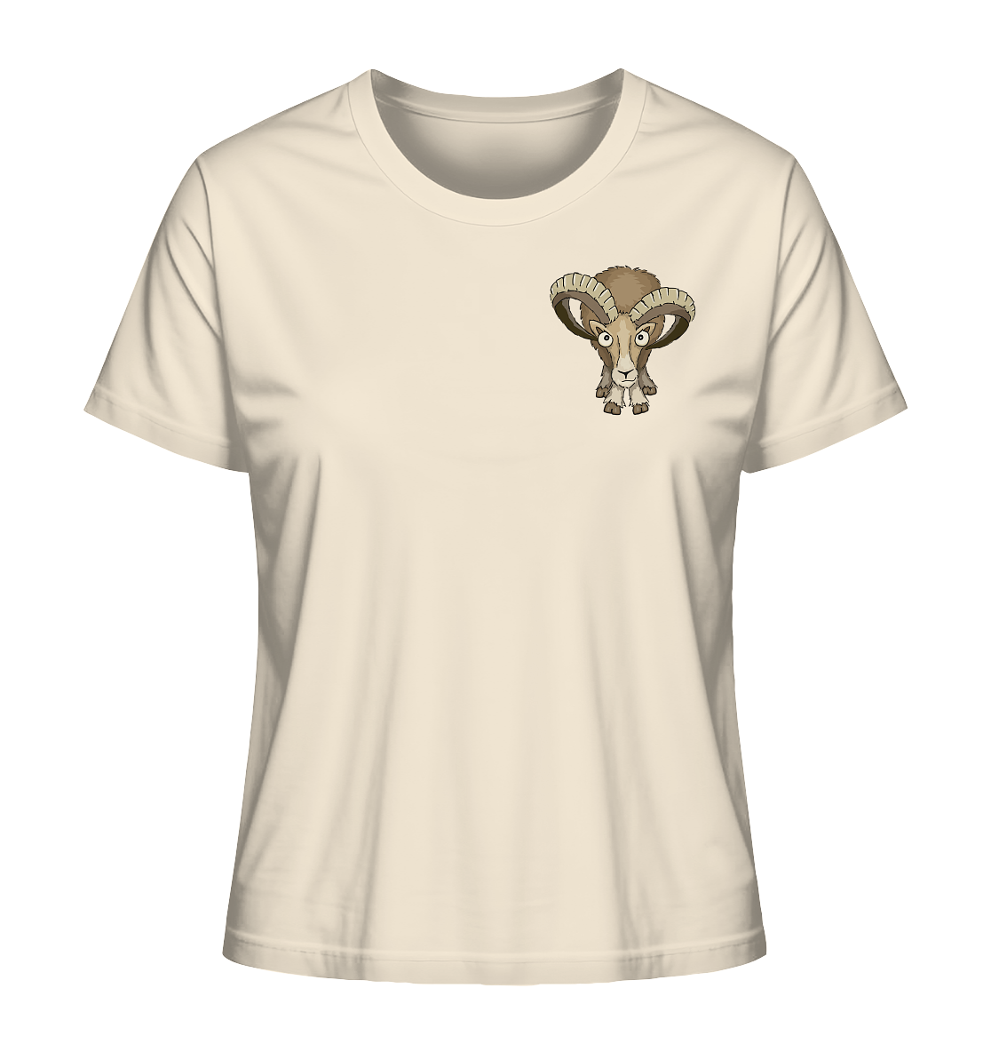 Bockiges Mufflon Widder Schafbock - Ladies Organic Shirt
