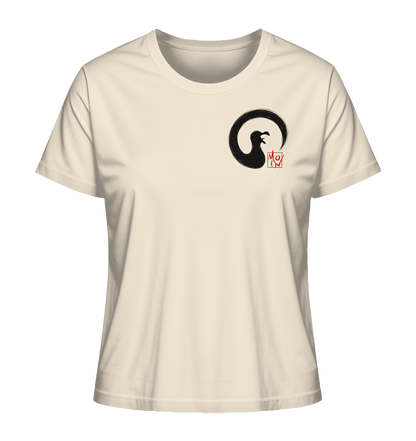 Moin kreischende japanische Enso Möwe - Ladies Organic Shirt