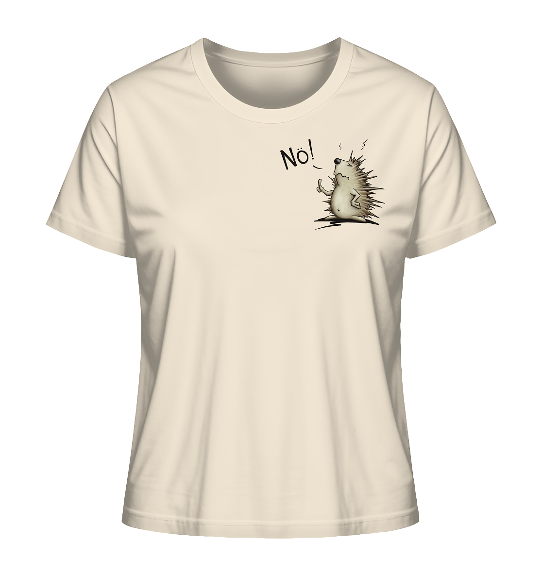 Nö! Grummeliger Igel - Ladies Organic Shirt